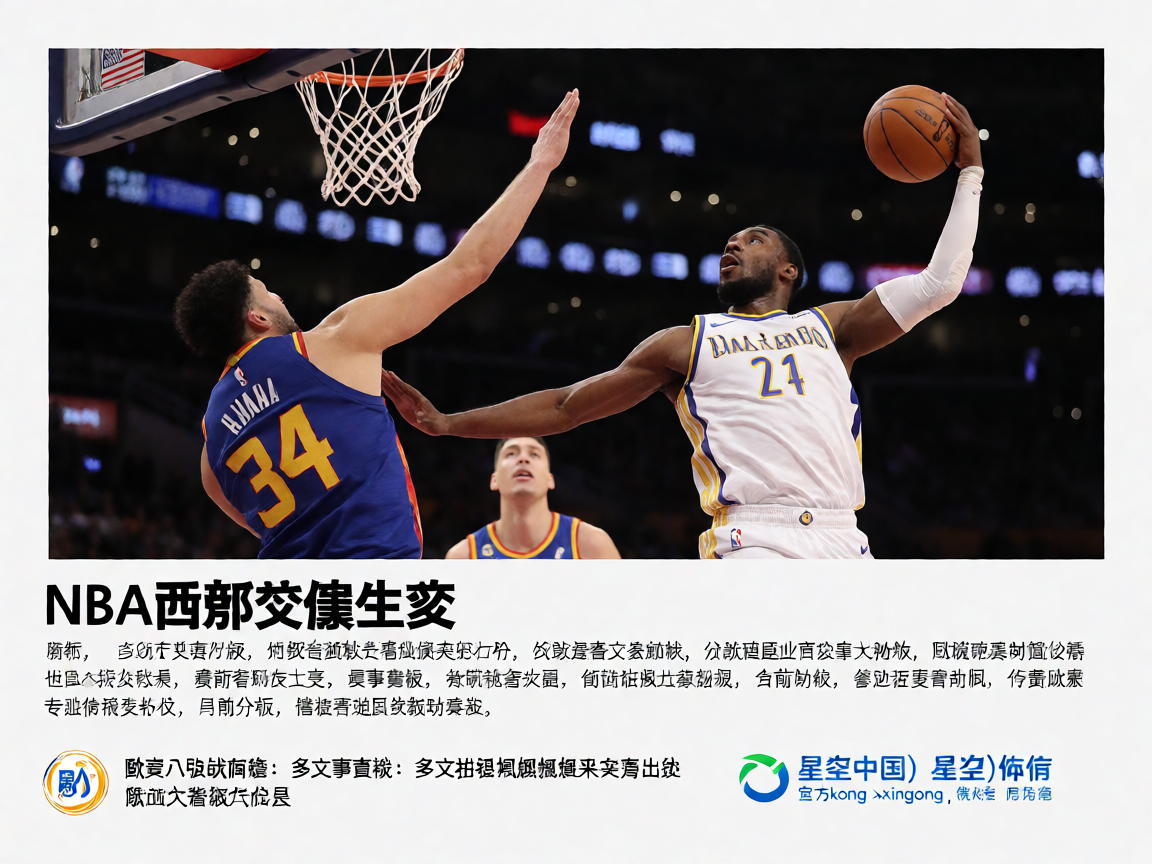 NBA比赛中球员突破上篮,精彩瞬间